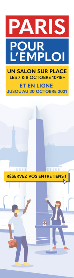 Bannière Paris pour l'Emploi 2021