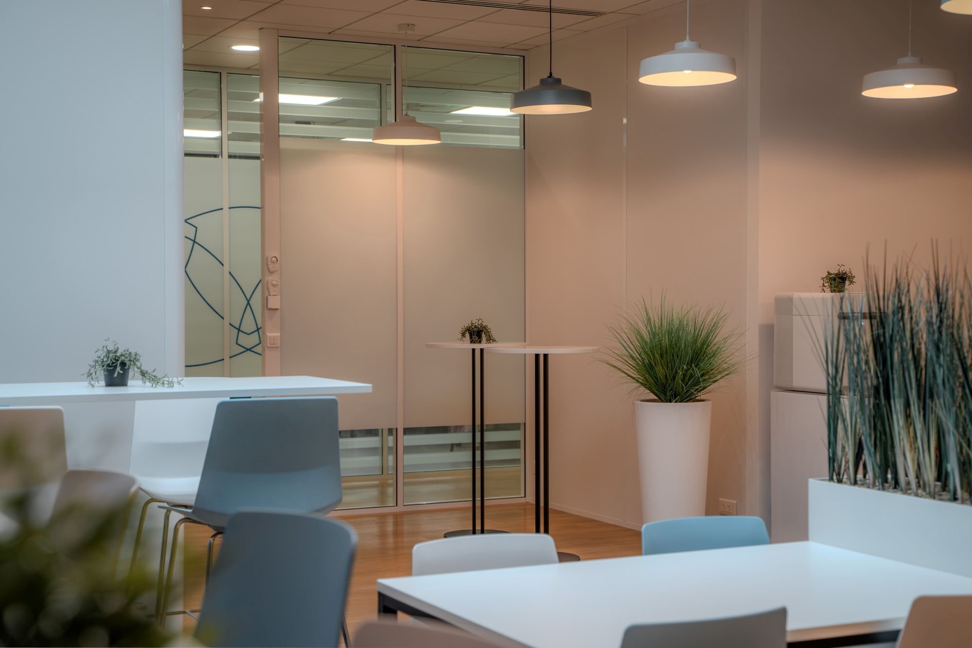 Salle de convivialité, Siège social du Groupe Institut de Soudure