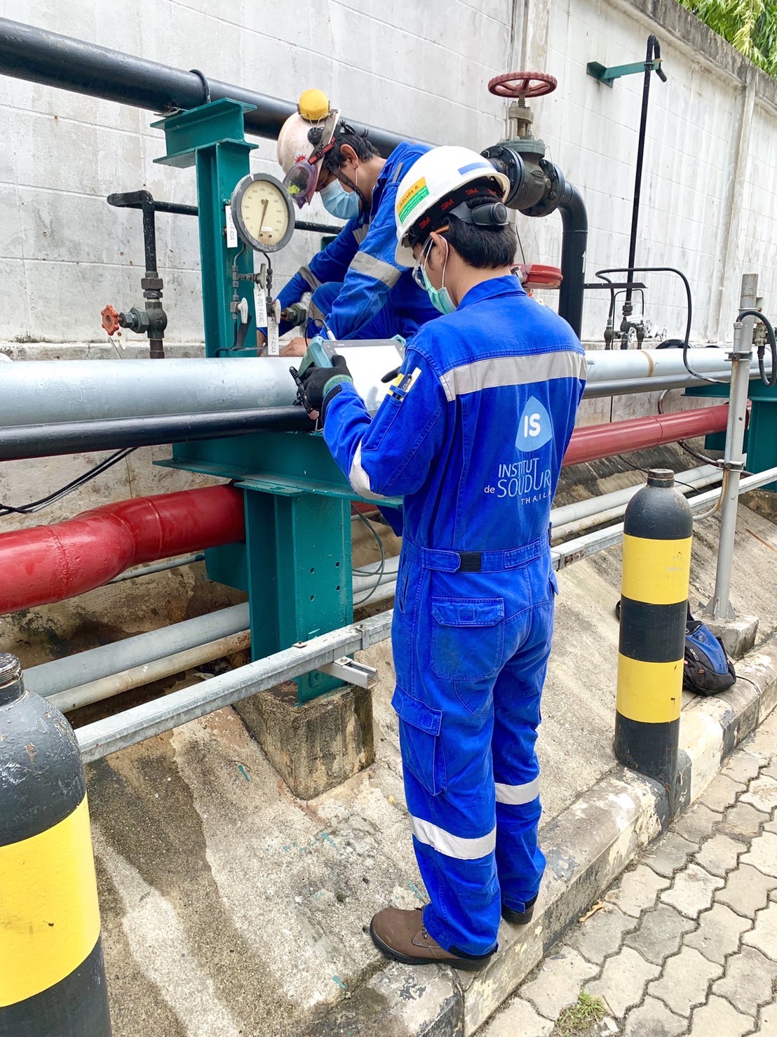 ทํา Phased Array Ultrasonic Testing บนท่อ SS